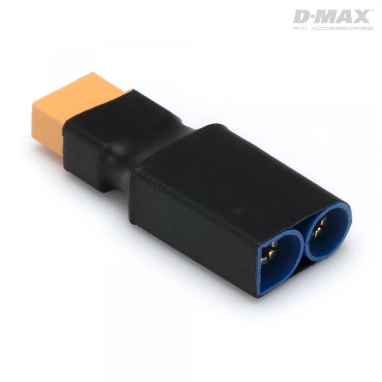 D-Max Kontakt Adapter EC5 (hane) - XT60 (hona) - 2