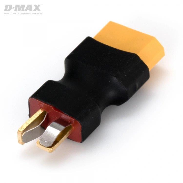 D-Max Kontakt Adapter EC5 (hane) - XT60 (hona) - 4