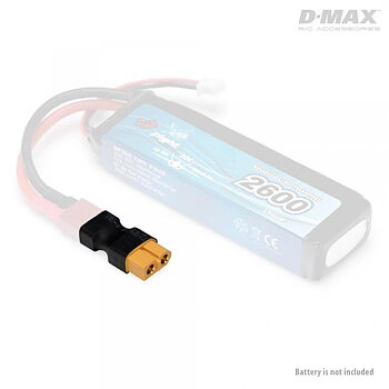 D-Max Kontakt Adapter EC5 (hane) - XT60 (hona)
