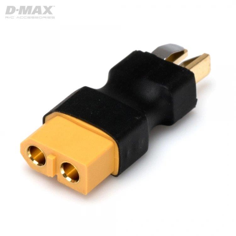 D-Max Kontakt Adapter EC5 (hane) - XT60 (hona) - 5