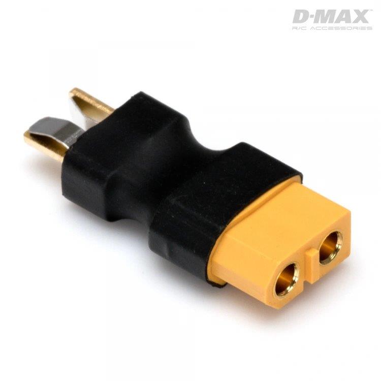 D-Max Kontakt Adapter EC5 (hane) - XT60 (hona) - 6
