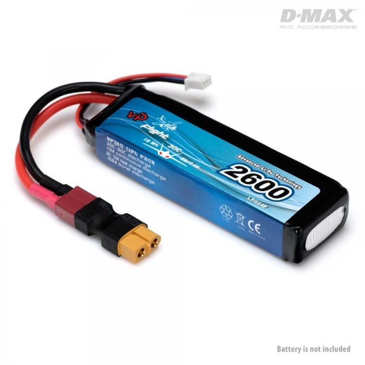 D-Max Kontakt Adapter EC5 (hane) - XT60 (hona) - 2
