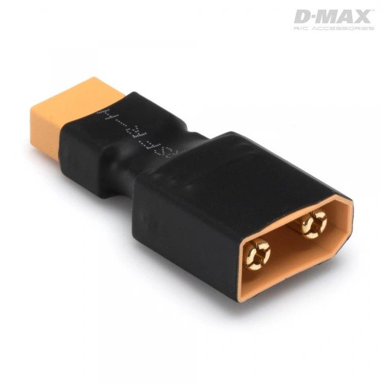 D-Max Kontakt Adapter XT90 (hane) - XT60 (hona) - 2
