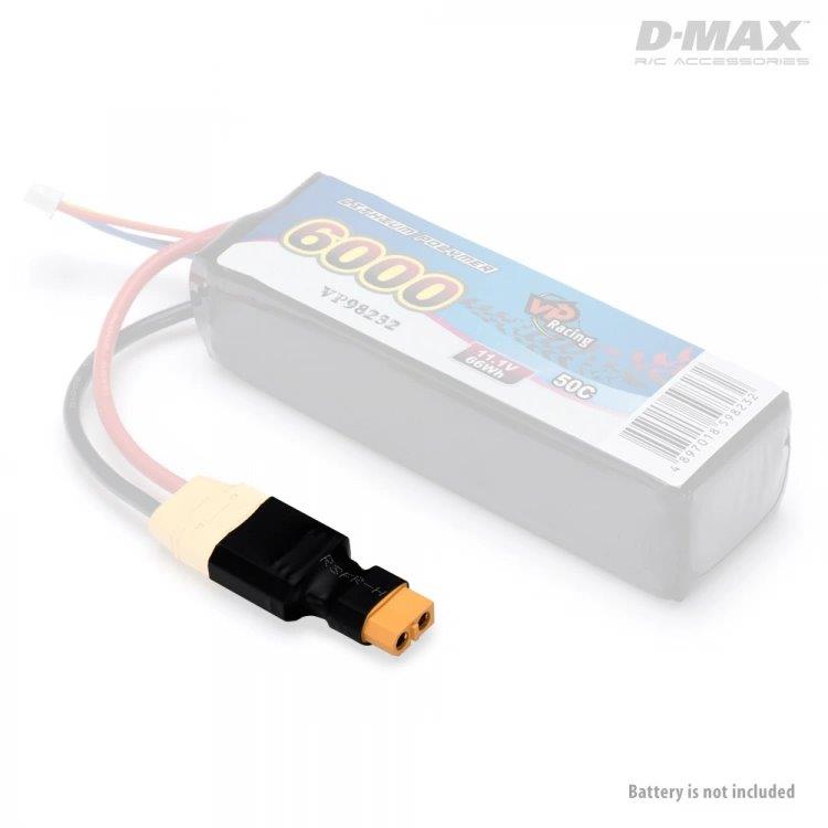 D-Max Kontakt Adapter XT90 (hane) - XT60 (hona)