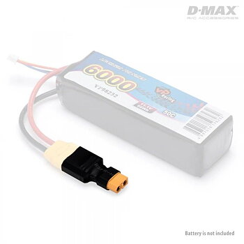 D-Max Kontakt Adapter XT90 (hane) - XT60 (hona)
