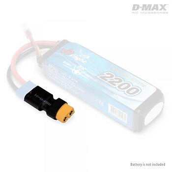 D-Max Kontakt Adapter EC3 (hane) - XT60 (hona)