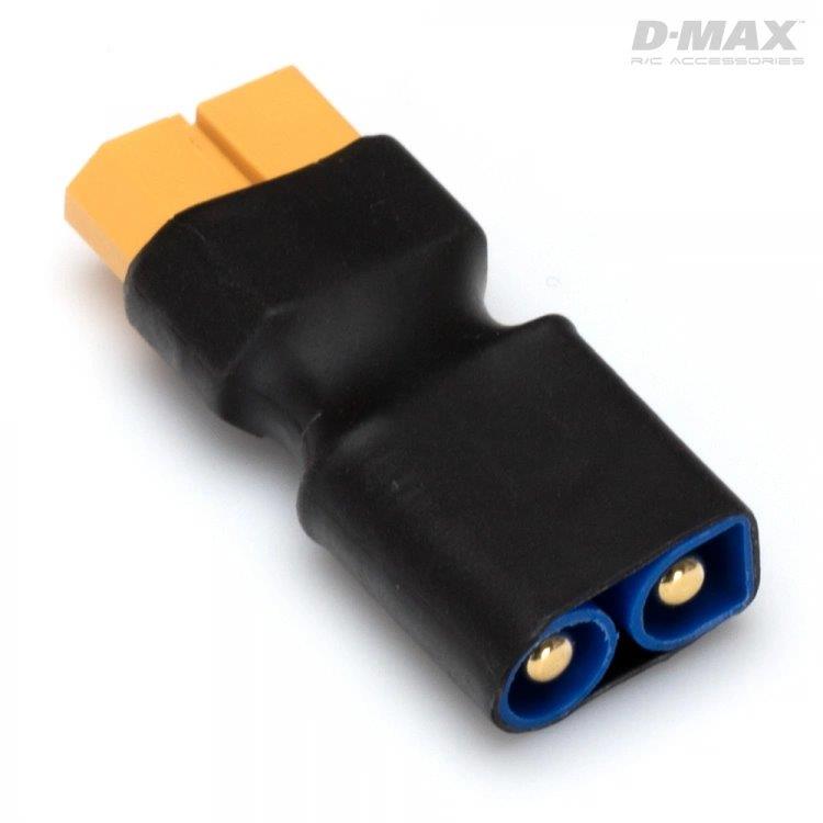 D-Max Kontakt Adapter EC3 (hane) - XT60 (hona) - 3