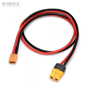 D-Max Laddkabel XT30 Hane till XT60 14AWG 500mm