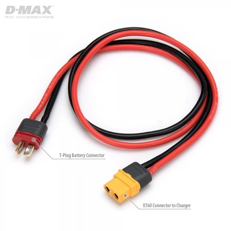 D-Max Laddkabel T-Plug Hane till XT60 14AWG 500mm