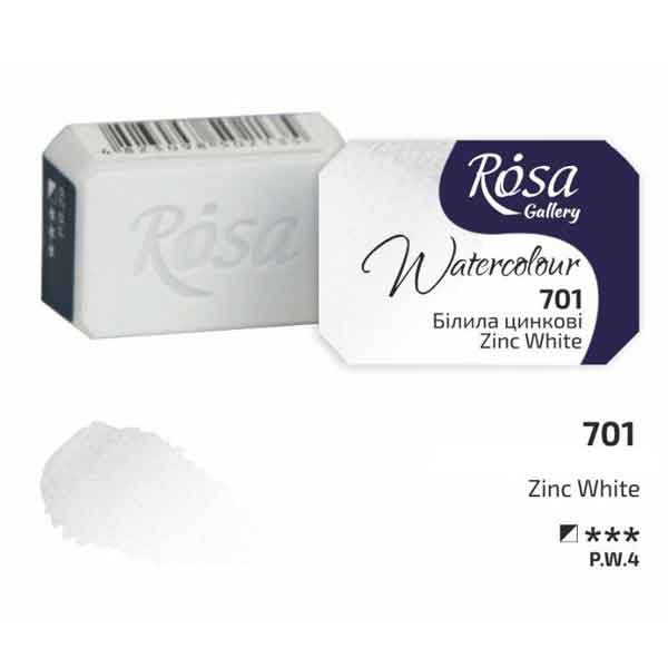 ROSA Gallery akvarellfärg helkopp 2,5 ml – Zinc White