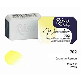 ROSA Gallery akvarellfärg helkopp 2,5 ml – Cadmium Lemon