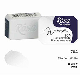 ROSA Gallery akvarellfärg helkopp 2,5 ml – Titanium White