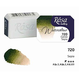 ROSA Gallery akvarellfärg helkopp 2,5 ml – Sepia