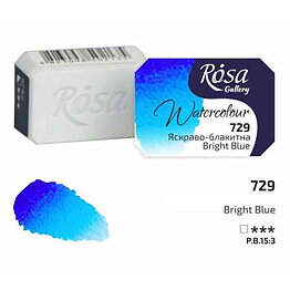 ROSA Gallery akvarellfärg helkopp 2,5 ml – Bright Blue