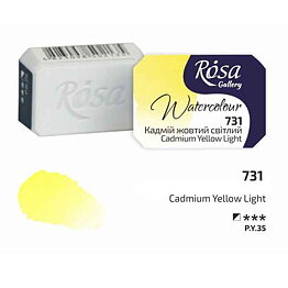 ROSA Gallery akvarellfärg helkopp 2,5 ml – Cadmium Yellow Light