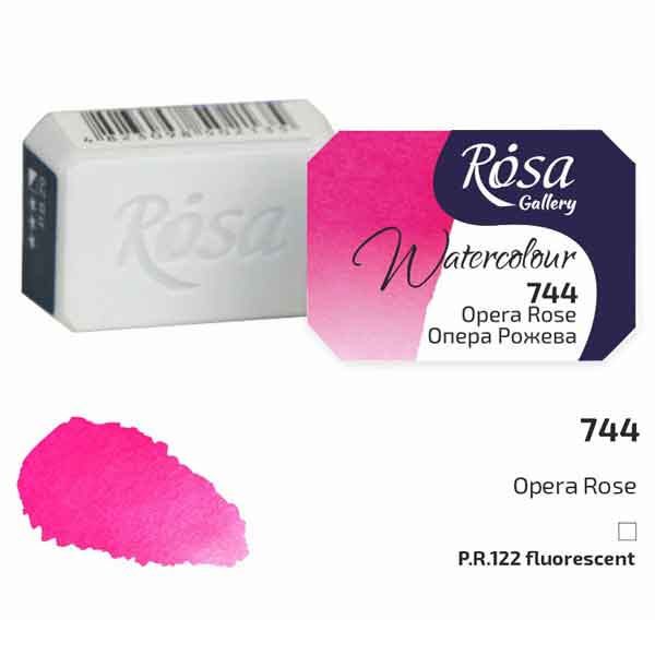 ROSA Gallery akvarellfärg helkopp 2,5 ml – Opera Rose