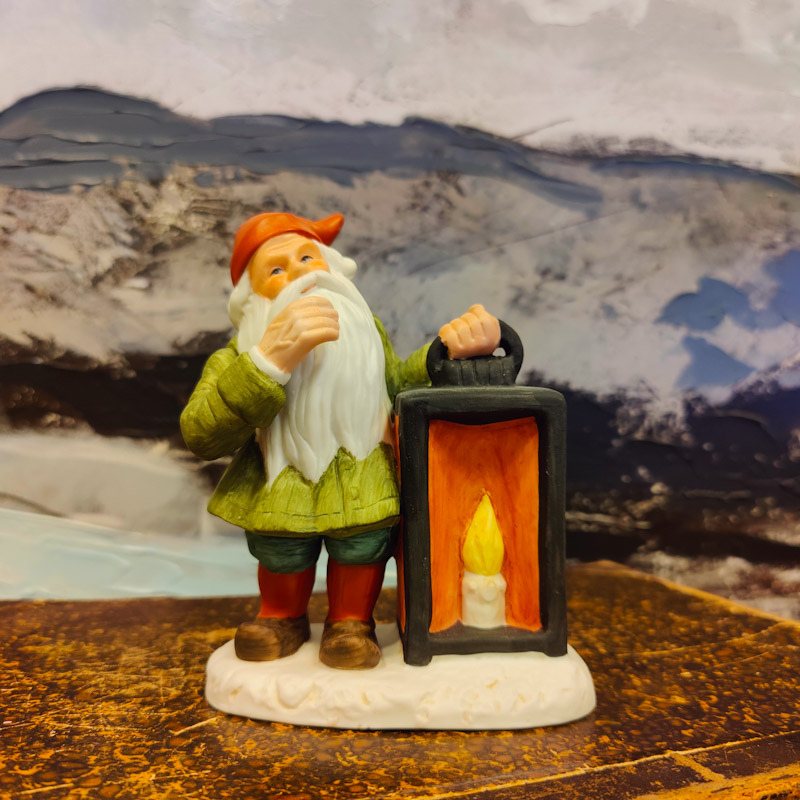 Jenny Nyström Tomte med lykta