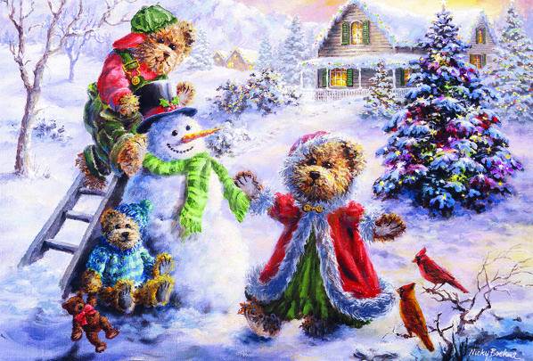 Adventskalenderkort  med kuvert
