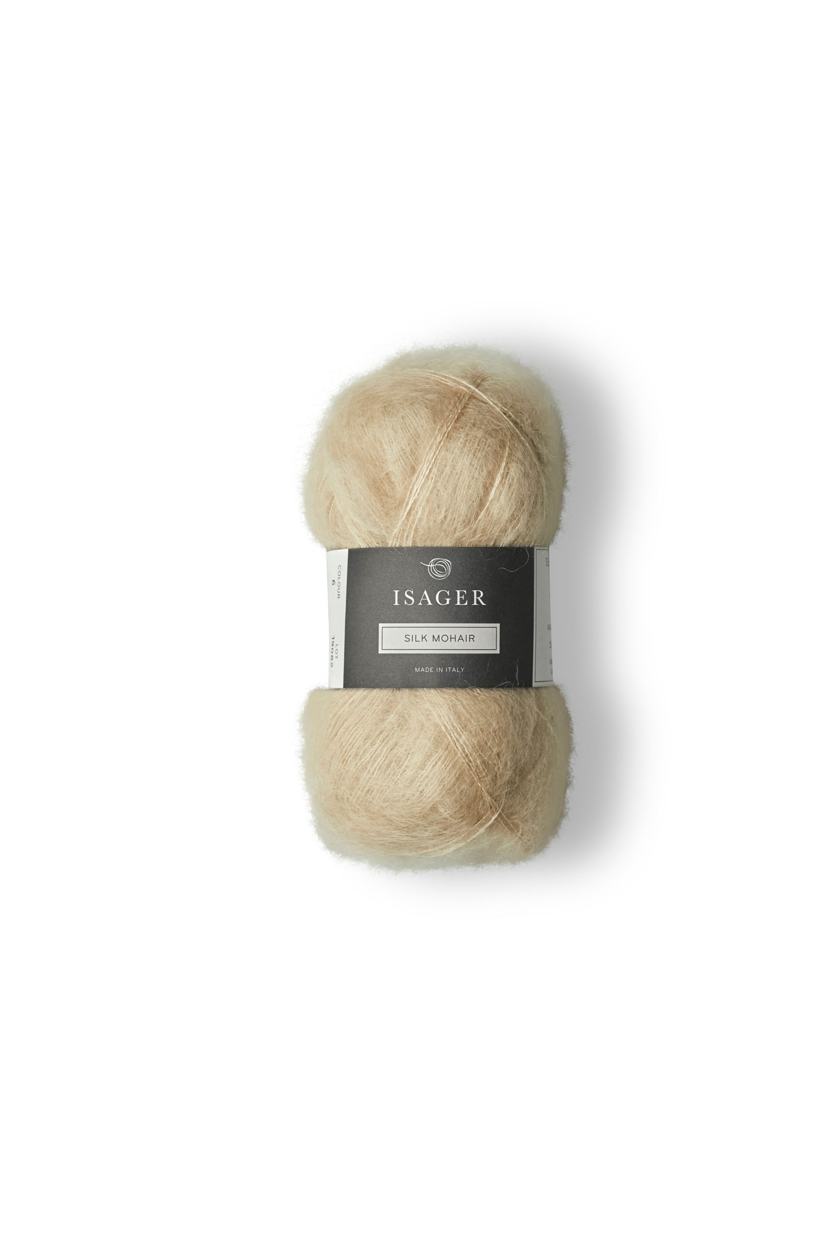 Isager Silk Mohair,  6 RMS