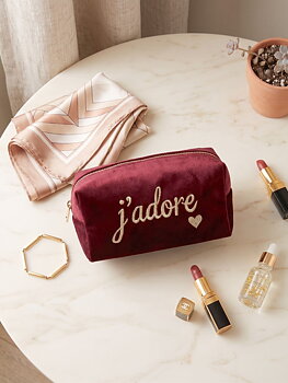 Necessär J´adore burgundy