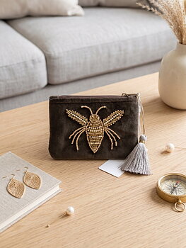 Coin purse brown