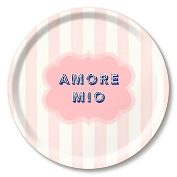 Tray "Amore mio" Ø 31cm