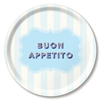 Tray "Buon appetito" Ø 31cm
