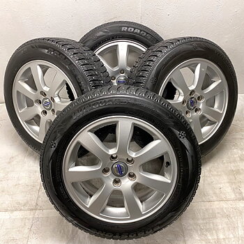 Kompletta Vinterhjul DUBB | 16" VOLVO 31200601 ODEN | 5x108 7x16 ET50 63.4 +  205/60 R16 92T Roadstone WinGuard Win Spike | V24-2016 | 8mm | 8mm | 7.5mm | 7.5mm
