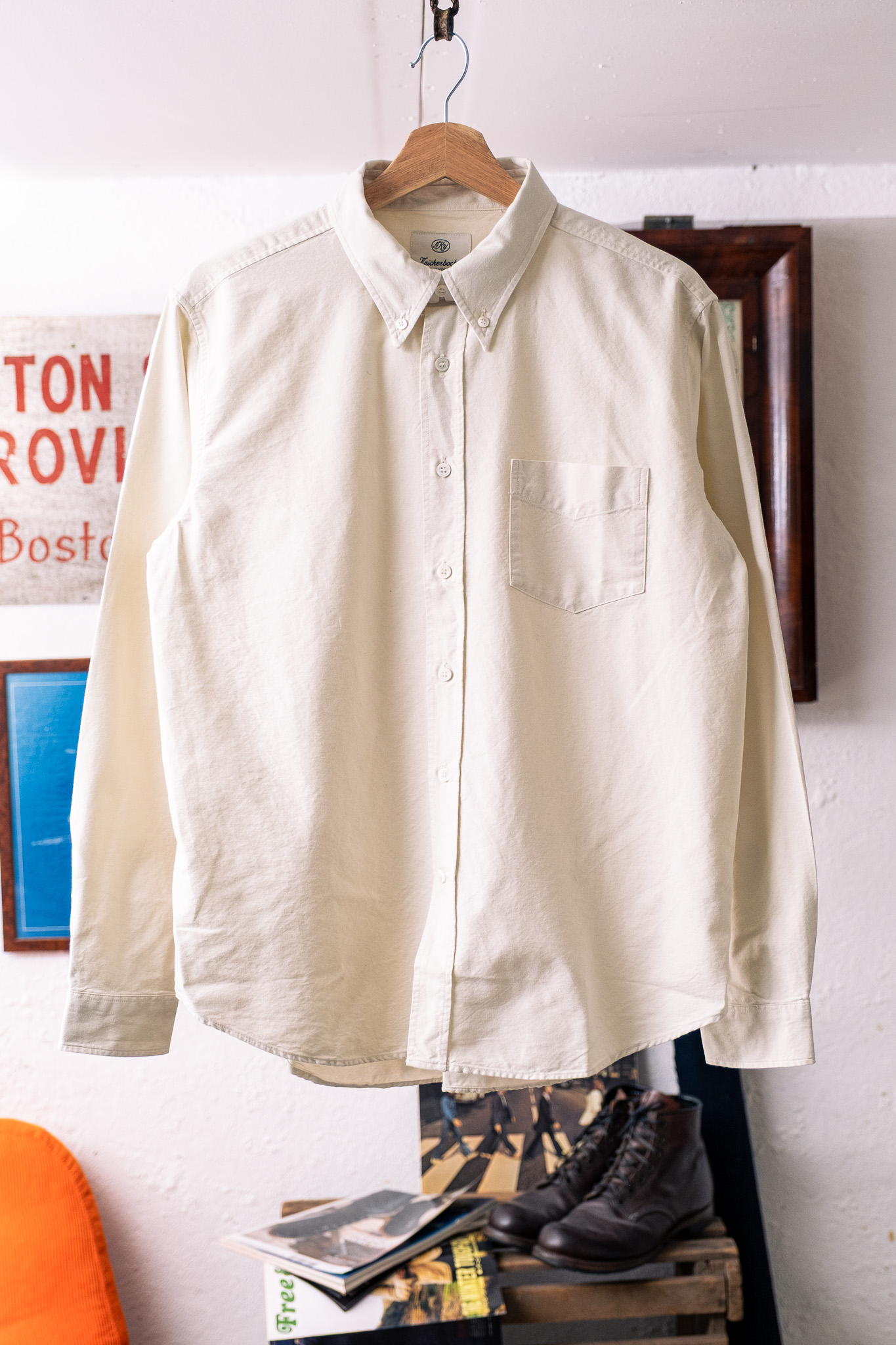 Knickerbocker - "Beefy" Cotton Oxford Bone