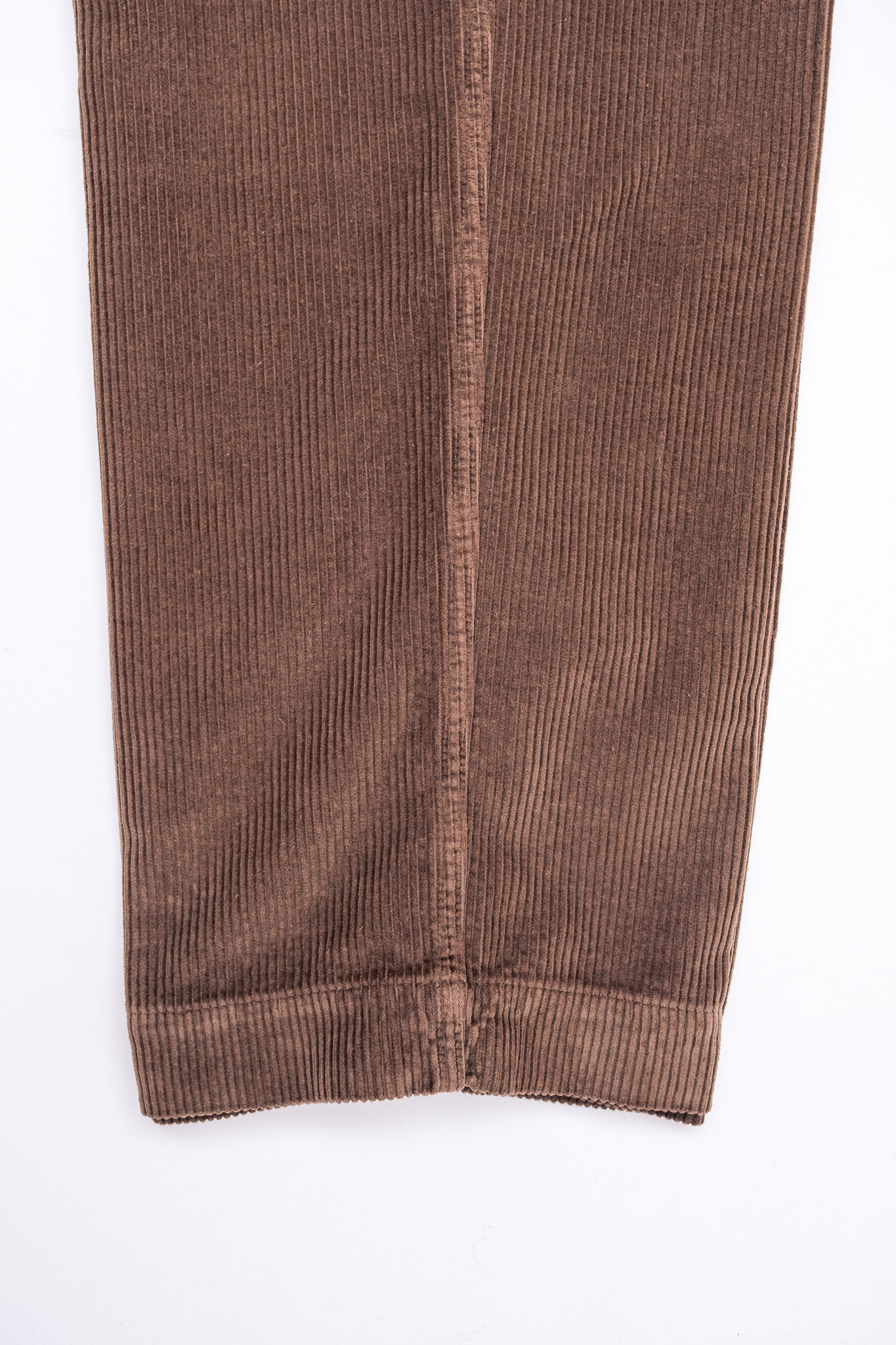 Knickerbocker - Canal Pleated Corduroy Cotton Pant Coffee - 4