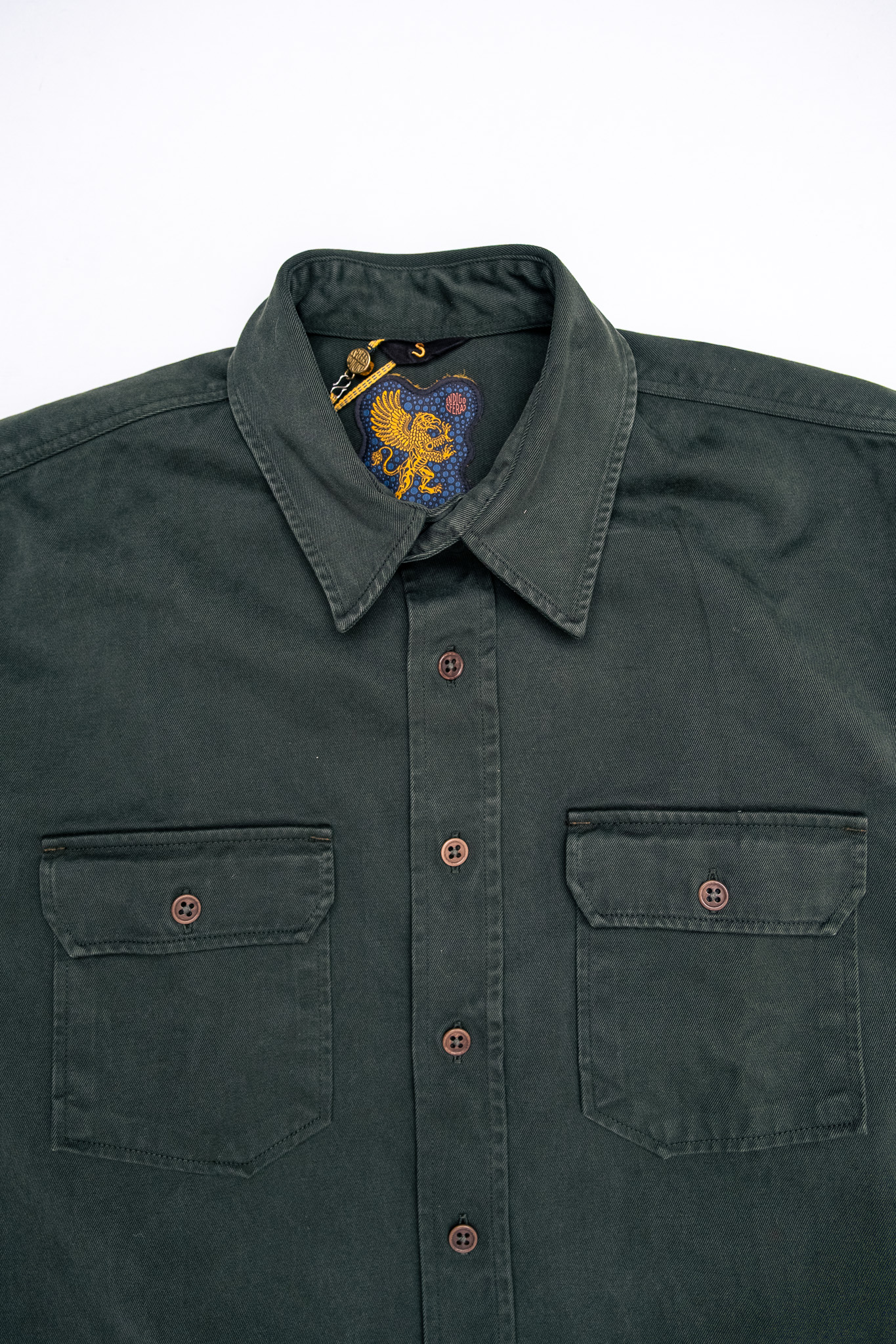 Indigofera - Alamo Shirt Greek Pitch 9.6oz - 3