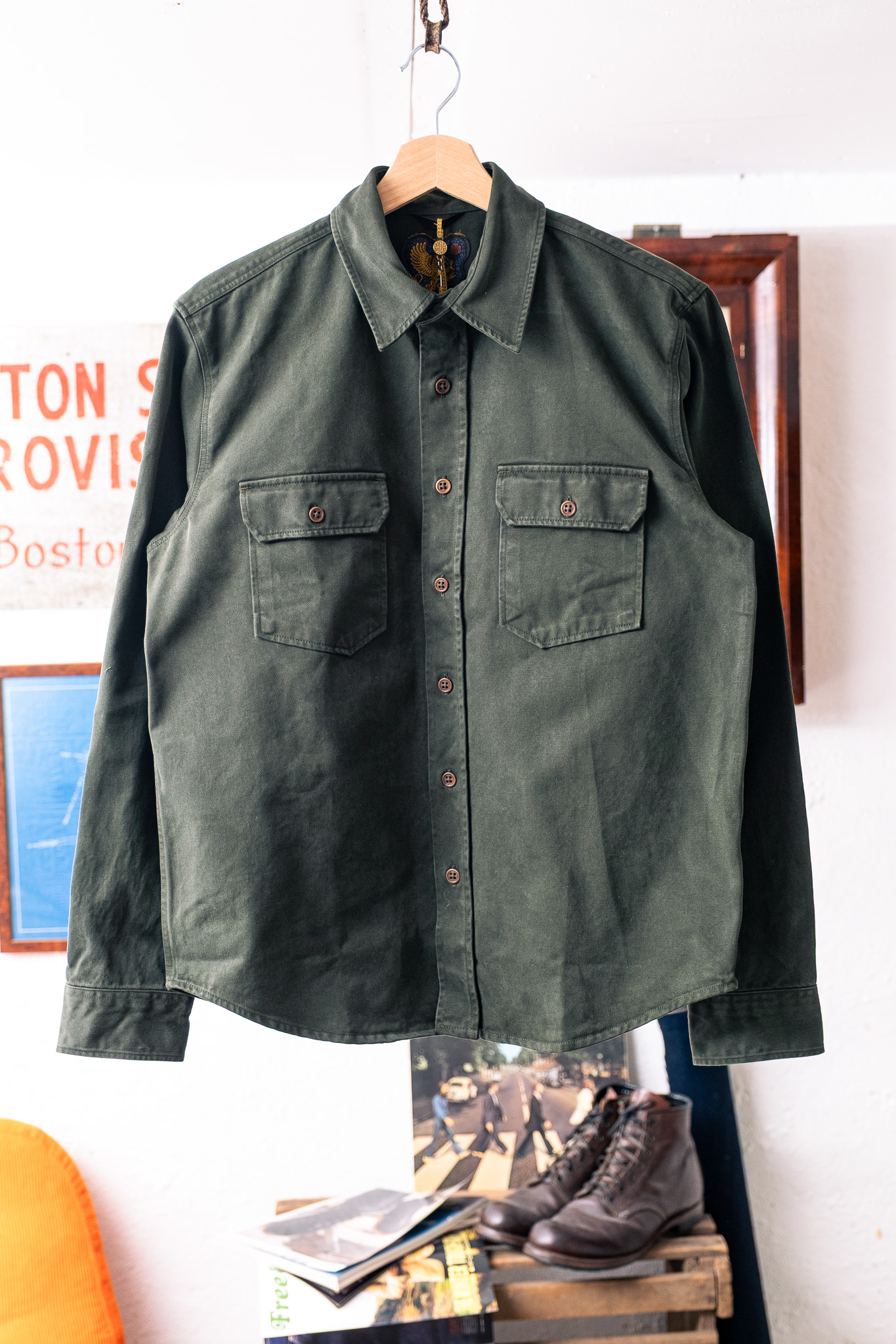 Indigofera - Alamo Shirt Greek Pitch 9.6oz