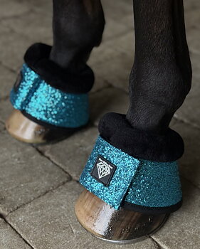 BOOTS SUPERGLITTER TURKOS TEDDY SVART