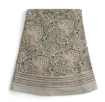 Rund bordsduk  Oriental  Sea Foam Chamois Diameter 220