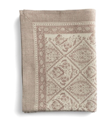 Bordsduk i linne Jaipur  Gammelrosa Chamois 150*230 o 150*350 - 2