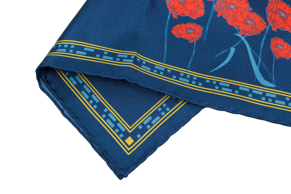 Casdagli Cypher 3311 Silk Pocket Square - 2