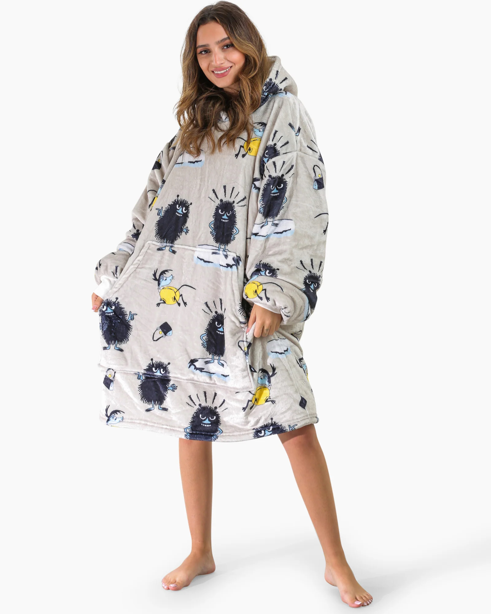 Mumin Cozee Stinky – Oversized Filttröja för Vuxna - 4