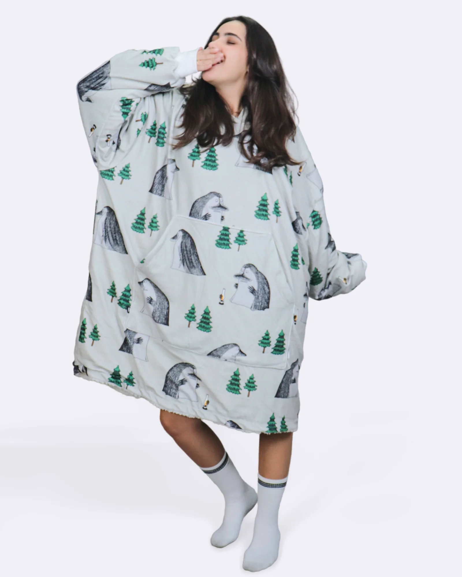 Mumin Cozee Mårran – Oversized Filttröja för Vuxna - 3