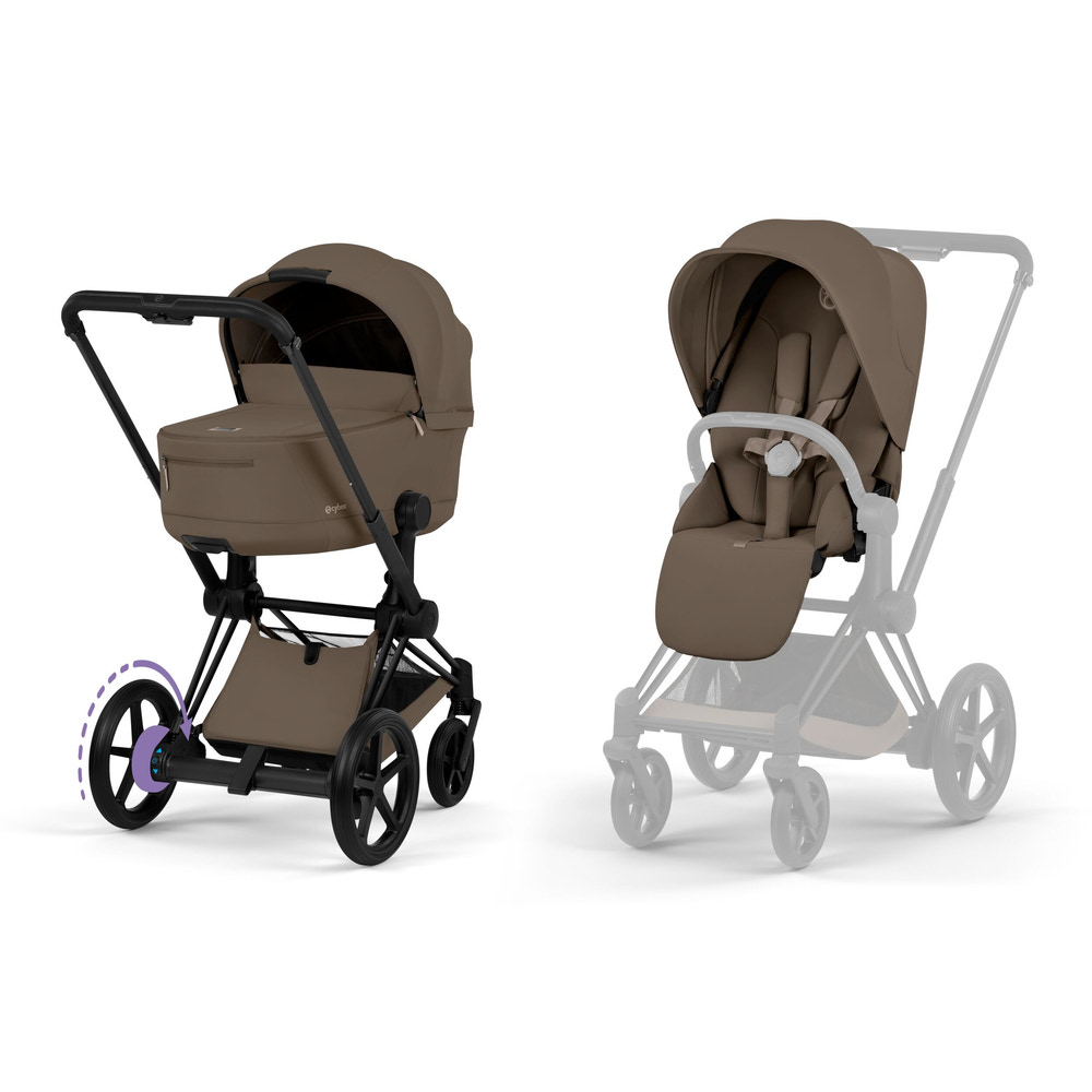 Cybex E Priam Duovagn - Åkpåse på köpet! - 3