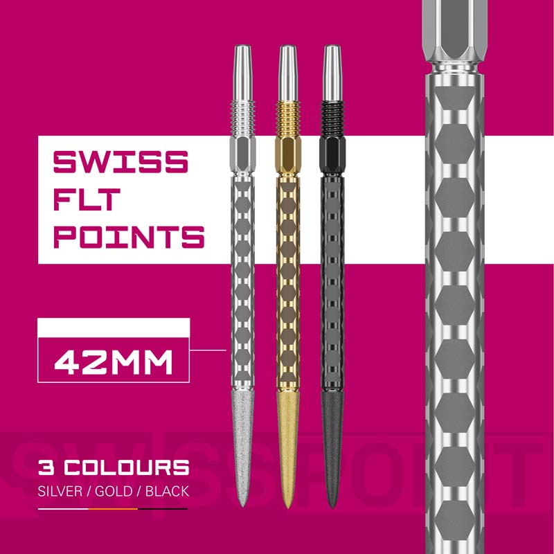 Target FLT Swiss Points Silver 42mm - 6