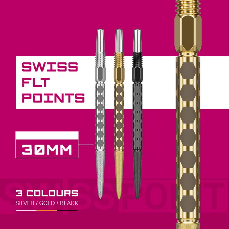 Target FLT Swiss Points Gold 30mm  - 6