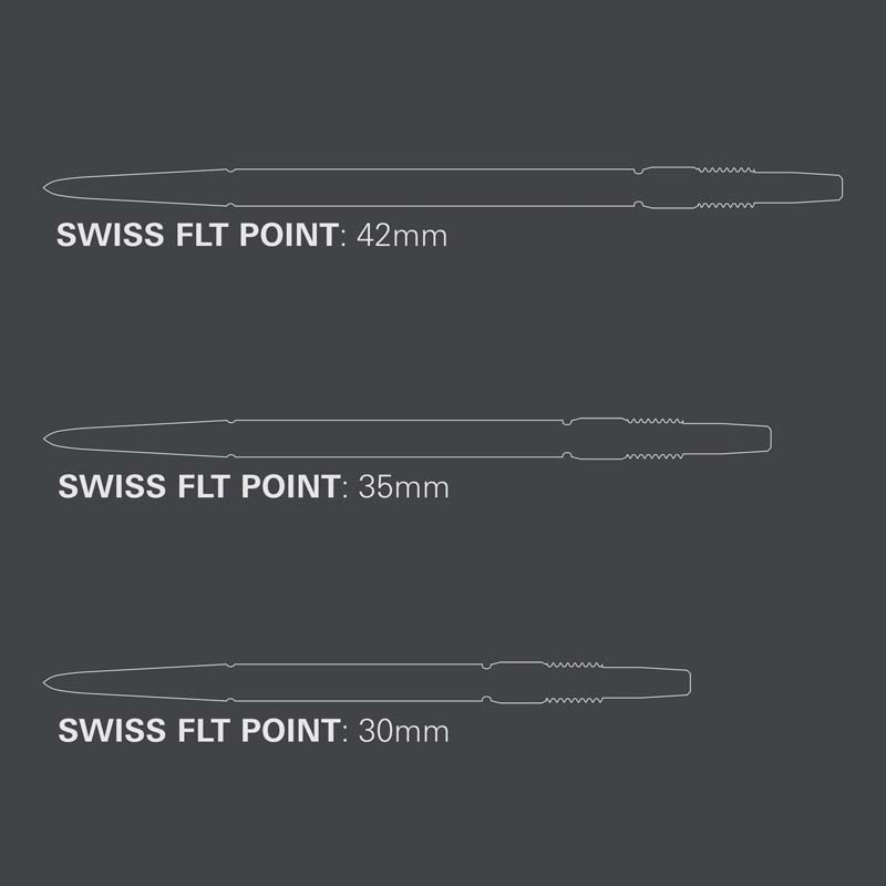 Target FLT Swiss Points Guld 42mm  - 4