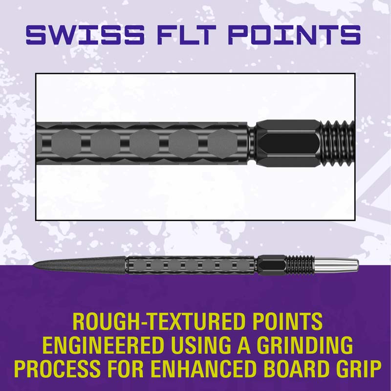 Target FLT Swiss Points Black 30mm  - 5