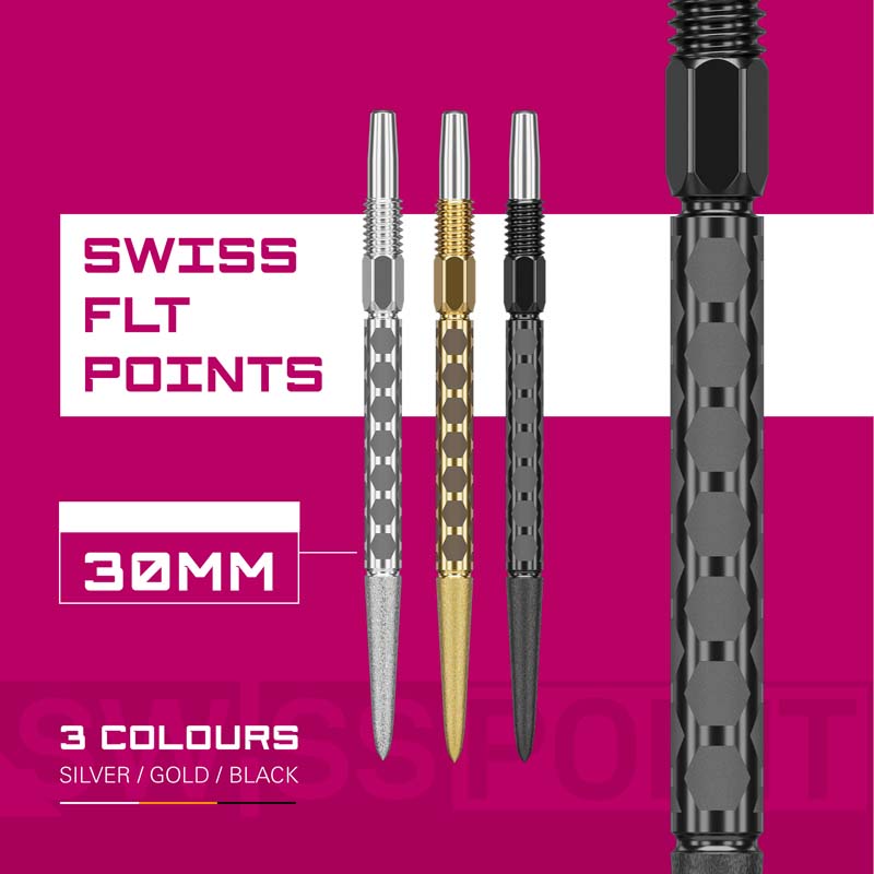 Target FLT Swiss Points Black 30mm  - 6