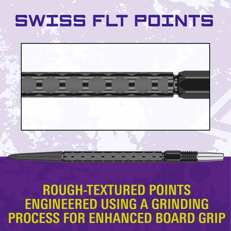 Target FLT Swiss Points Black 35mm  - 5