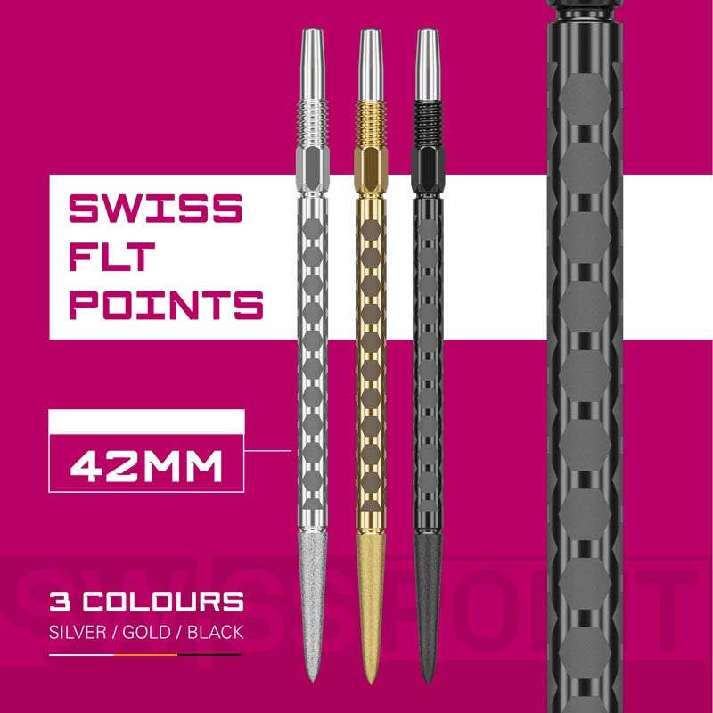 Target FLT Swiss Points Black 42mm  - 6