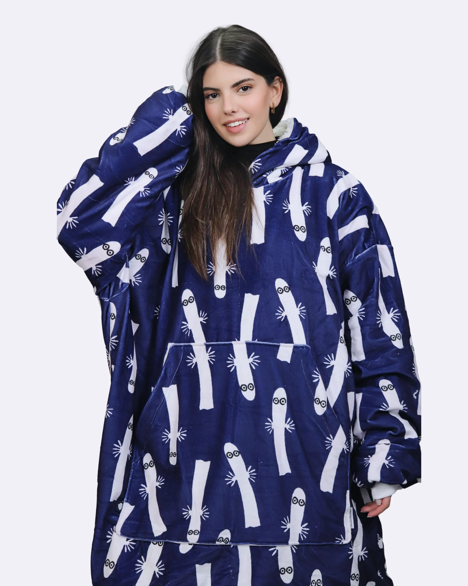 Mumin Cozee Hattifnattarna – Oversized Filttröja för Vuxna - 2