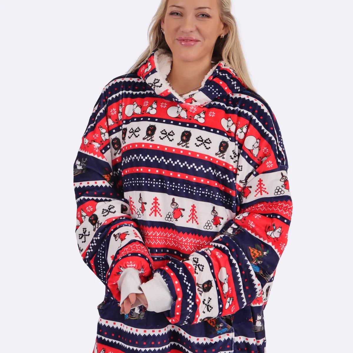 Christmas Moomin Cozee – Oversized Filttröja för Vuxna - 2