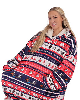 Christmas Moomin Cozee – Oversized Filttröja för Vuxna