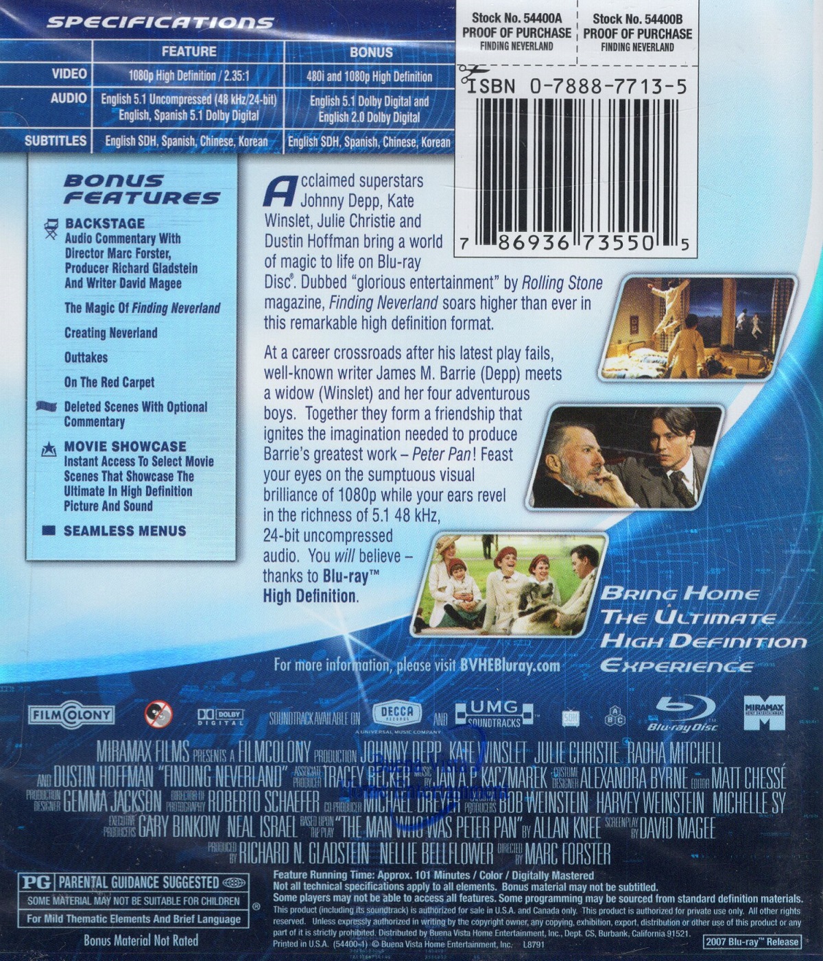 Finding Neverland (ej svensk text) (Blu-ray) - 2
